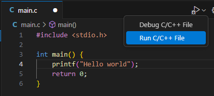 run code